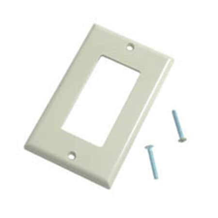 C2G Cables To Go 03724 DECORATIVE SINGLE GANG WALL PLATE - IVORY 3724